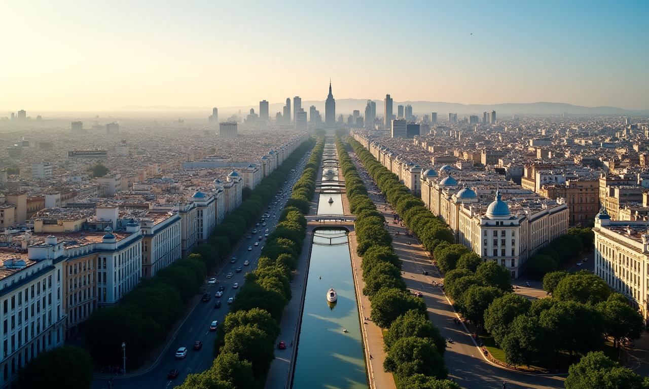 Fotografía aérea con drone de Madrid